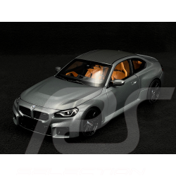 BMW M2 G87 2023 Gris mat 1/18 Minichamps 110023121