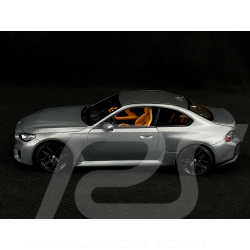 BMW M2 G87 2023 Gris mat 1/18 Minichamps 110023121