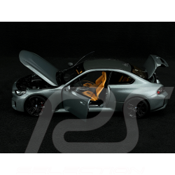 BMW M2 G87 2023 Gris mat 1/18 Minichamps 110023121