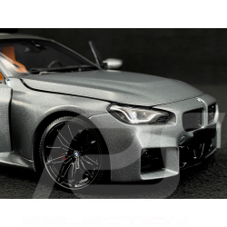 BMW M2 G87 2023 matt Grey 1/18 Minichamps 110023121