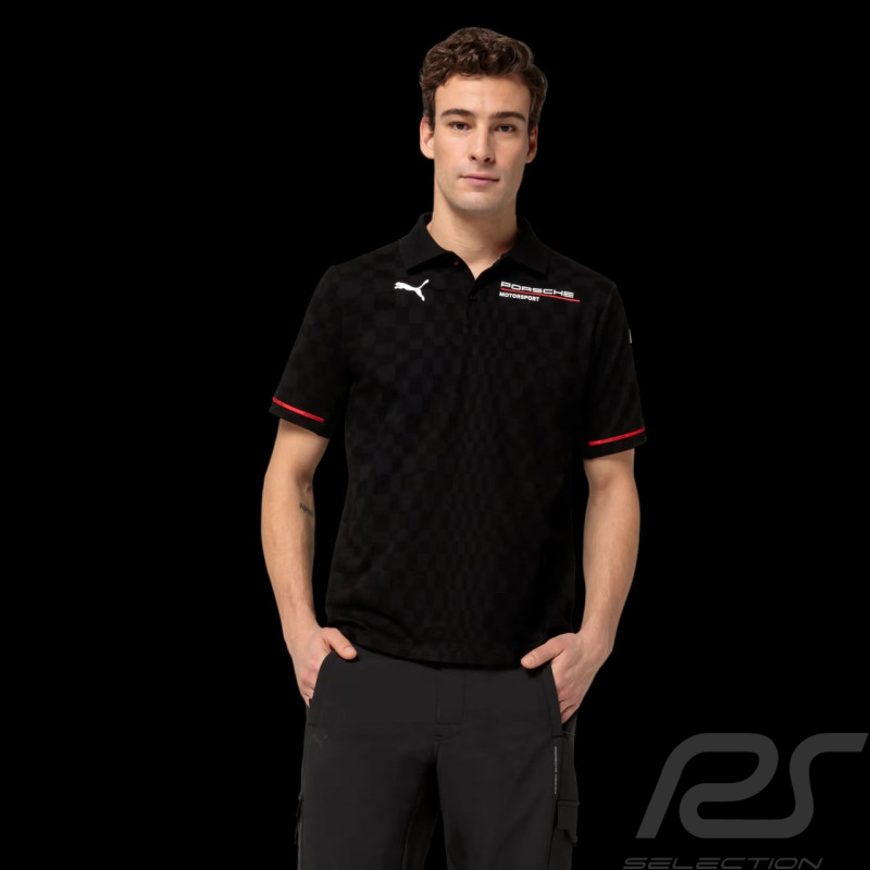Polo Porsche Motorsport 6 Noir – Homme – 701232121-001