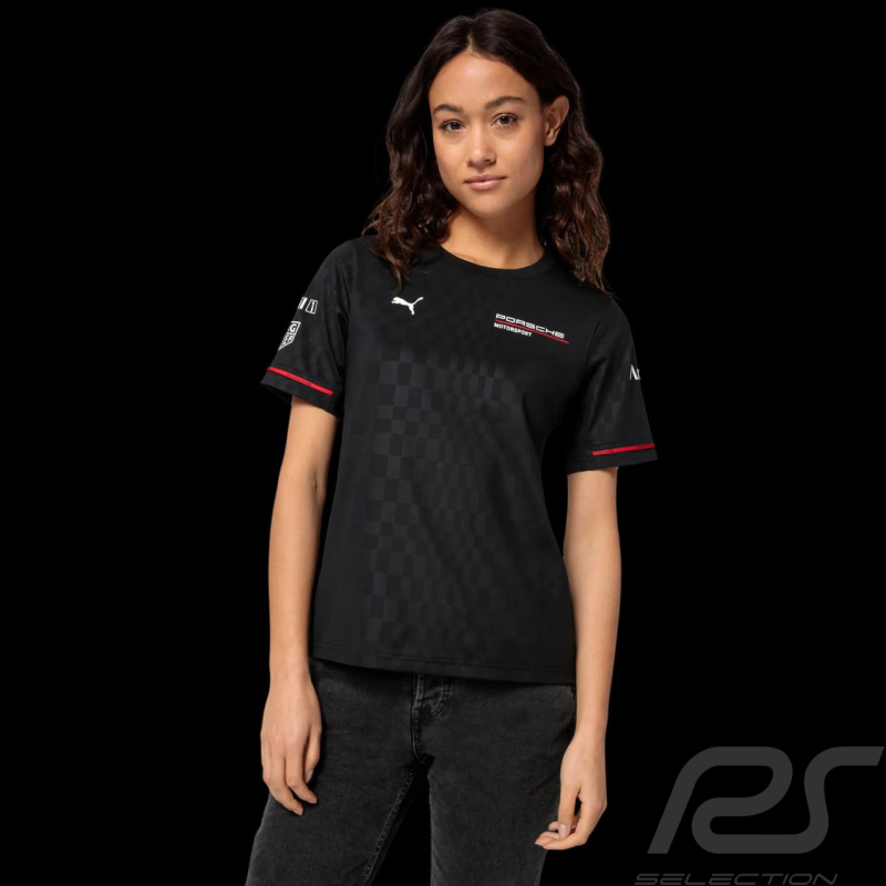 Porsche T-Shirt Motorsport 6 Damen Schwarz – 701232469-001