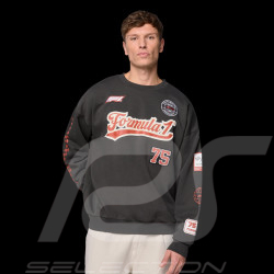 Sweatshirt F1 Heritage 75 Col Rond Noir – 701232741-002