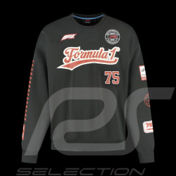 F1 Sweatshirt Heritage 75 Crew Neck Black – 701232741-002