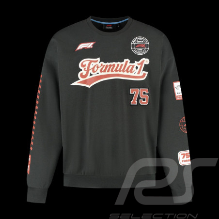 Sweatshirt F1 Heritage 75 Col Rond Noir – 701232741-002