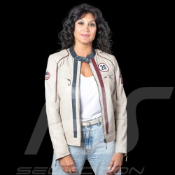 Duo Steve McQueen Veste Jutta + Pochette Jim 6 Écru – 27670 / 27660-2574