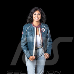 Steve McQueen Women’s Set – Jutta Jacket + Jim 6 Pouch Royal Blue – 27674-0012 / 27660-0012