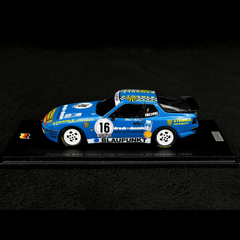Model Car Scale 1:43 spark Model Porsche 944 Turbo N.70 6th 24 H Spa 19