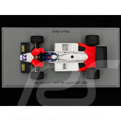 Alfa Romeo 183T F1 V8 Turbo N °23 5ème GP Pays-bas 1988 1/43 Spark S8805