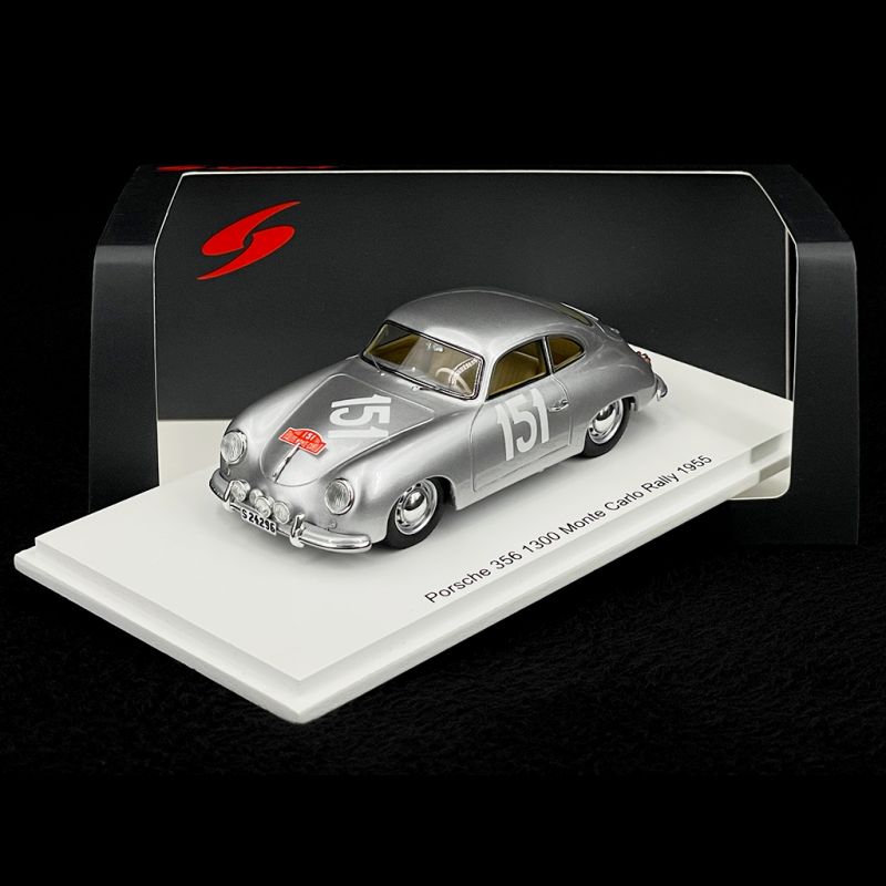 ◆ Spark【S1355】1/43 Porsche 356 A 1600 GS Carrera GT Speedster 1959 ◆ Porsche 356 1300 N°151 Rally Monte Carlo 1955 1&frasl;43 Spark S6135