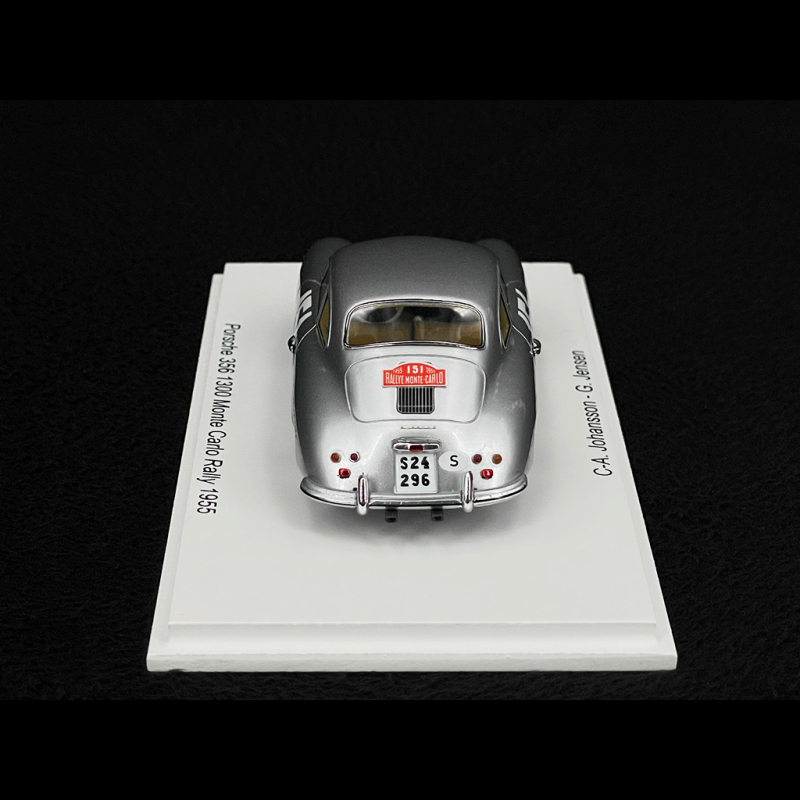 Spark S6135 – Porsche 356 1300 N°151 – Rallye Monte Carlo 1955 – 1/43