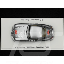 Porsche 356 1300 N°151 Rallye Monte Carlo 1955 1/43 Spark S6135