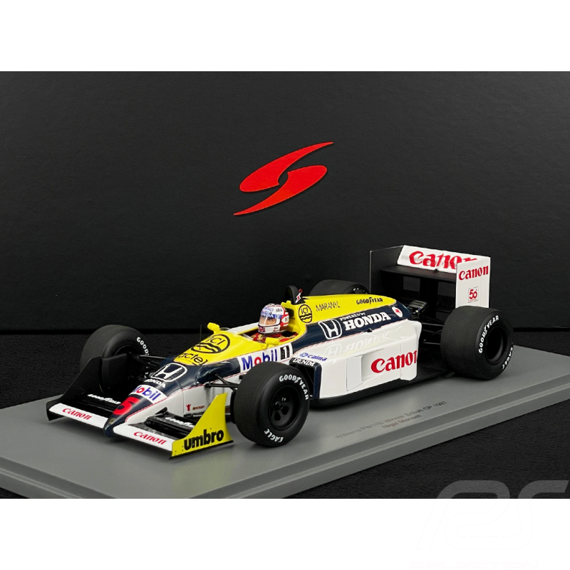 Nigel Mansell Williams FW11B Honda n°5 Sieger GP Großbritannien 1987 1:18 Spark 18S740