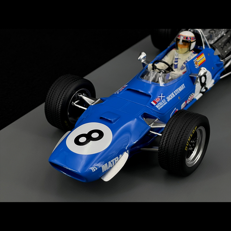 Miniature Spark Matra MS10 #8 - Jackie Stewart - Dutch GP 1968 - 1/18 - Résine