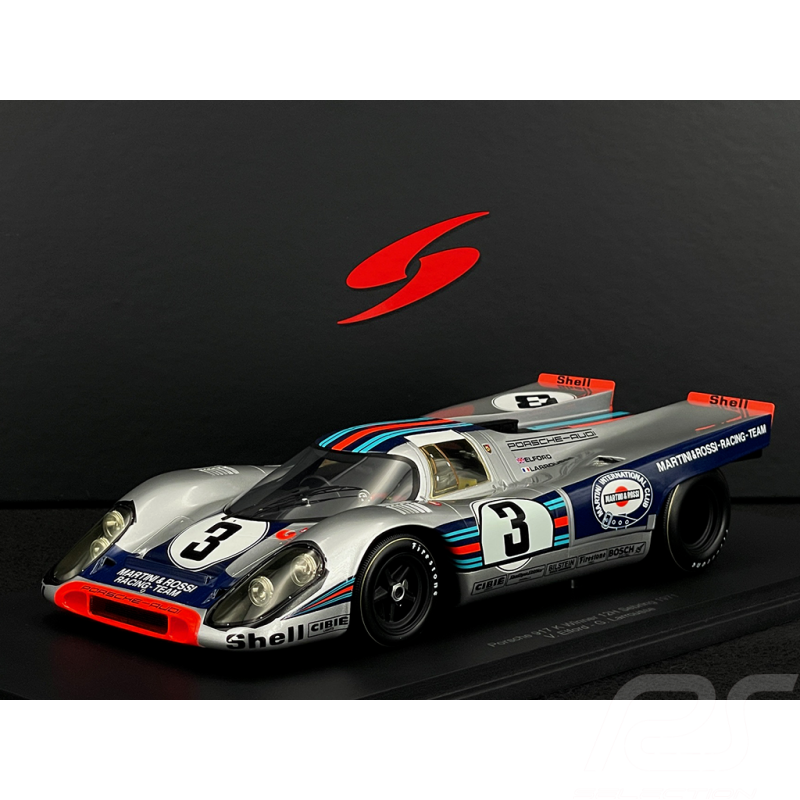 Porsche 917K n°3 Vainqueur 12h Sebring 1971 1/18 Spark 18SE71