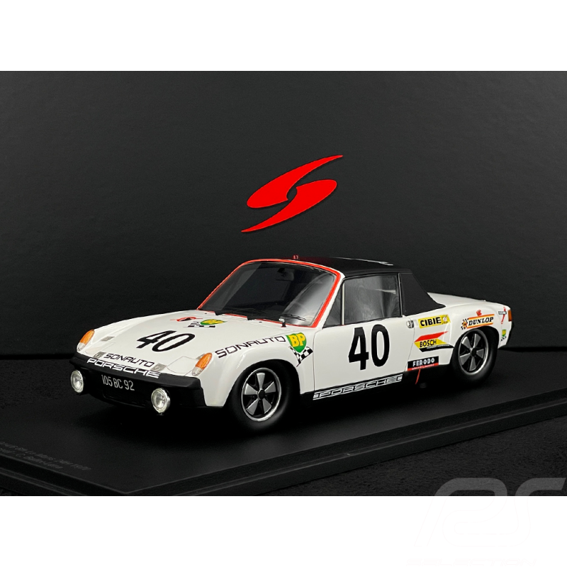 Porsche 914/6 n°40 6. 24h Le Mans 1970 1:18 Spark 18S854