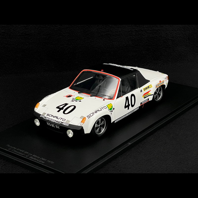Porsche 914/6 n°40 6th 24h Le Mans 1970 1:18 Spark 18S854