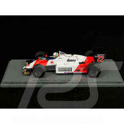 Alfa Romeo 183T F1 V8 Turbo N °22 2d GP Deutschland 1988 1/43 Spark S8804