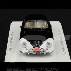 Porsche 356 1500 N °422 Rallye Monte Carlo 1953 1/43 Spark S6133