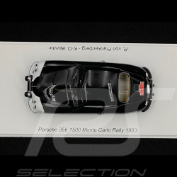 Porsche 356 1500 N °422 Rallye Monte Carlo 1953 1/43 Spark S6133