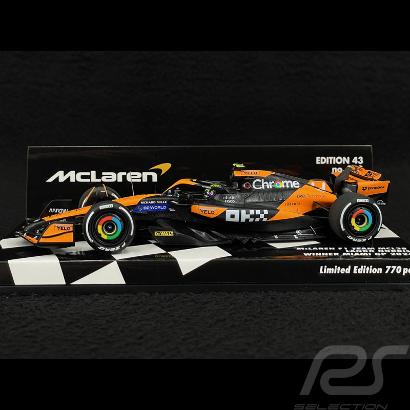 Lando Norris McLaren MCL38 n°4 Sieger GP Miami 2024 1:43 Minichamps 537244404