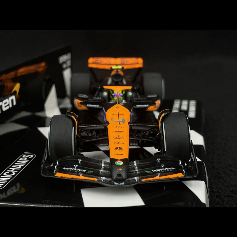 Minichamps 1/12 – McLaren MCL38 #4 Lando Norris – GP Miami 2024 – Résine