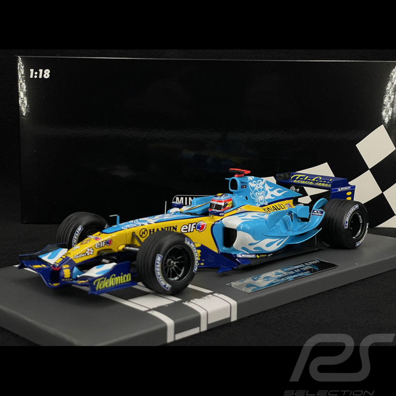 Fernando Alonso Renault R25 n°5 2ème GP Belgique 2005 1/18 Minichamps 117051605