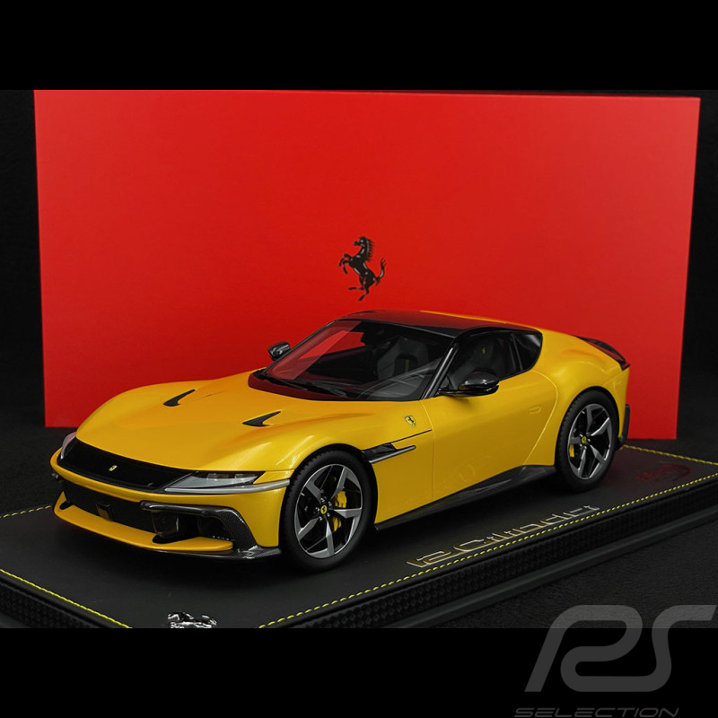 Ferrari 12Cilindri Coupé Jaune Tristrato 1/18 BBR P18248H