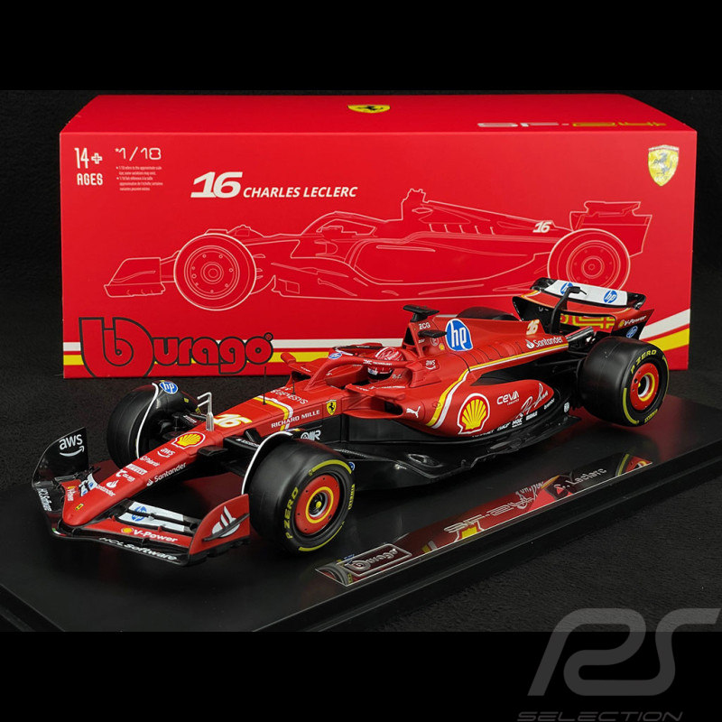 Charles Leclerc Ferrari SF-24 n°16 3. GP Imola 2024 1:18 Bburago 16821