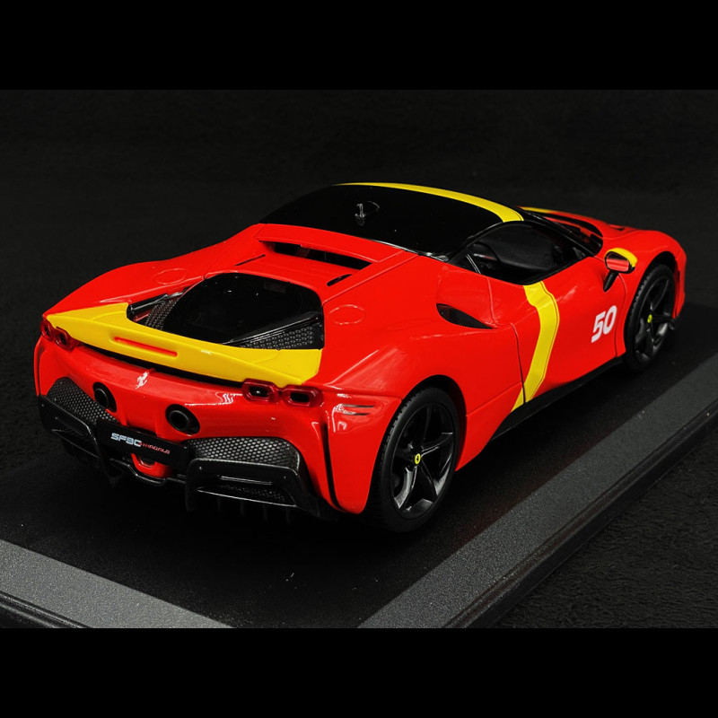Ferrari SF90 Hybrid Spider 2019 Burago 1/18 – Les Miniatures