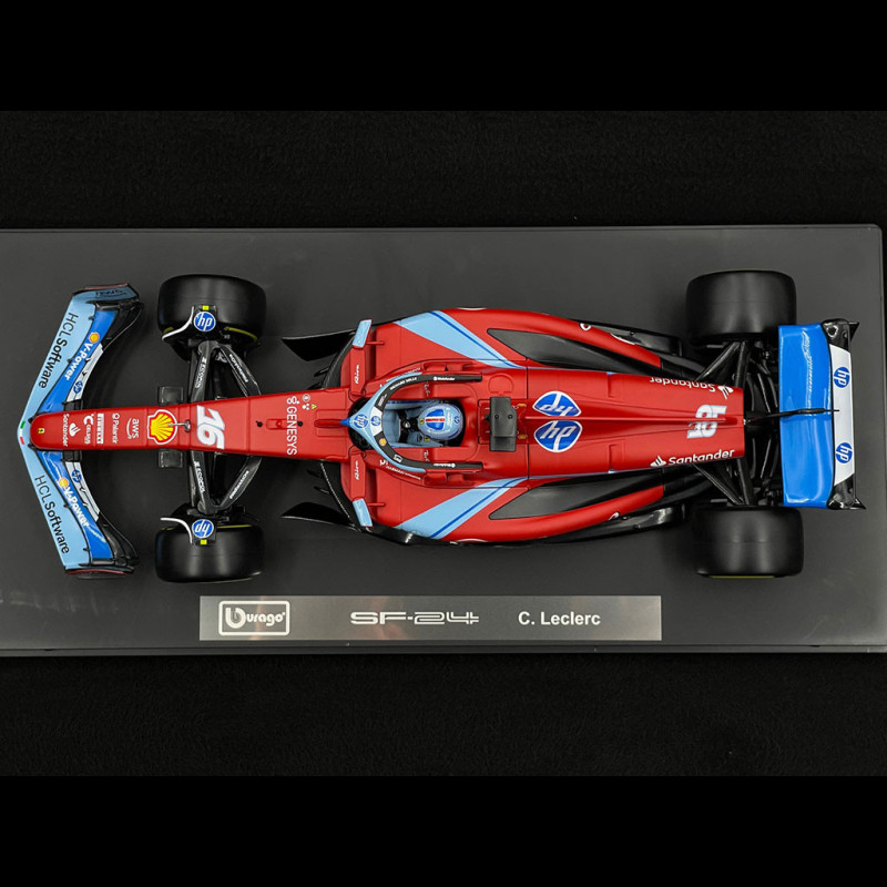 Charles Leclerc Ferrari SF-24 n°16 3ème GP Miami 2024 1/18 Bburago 16821-1