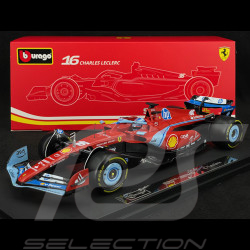 Charles Leclerc Ferrari SF-24 n°16 3ème GP Miami 2024 1/18 Bburago 16821-1
