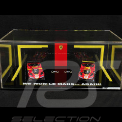 Ferrari 499P n°51 2023 & n°50 2024 Sieger 24h Le Mans 1:43 BBR BBRC304FM