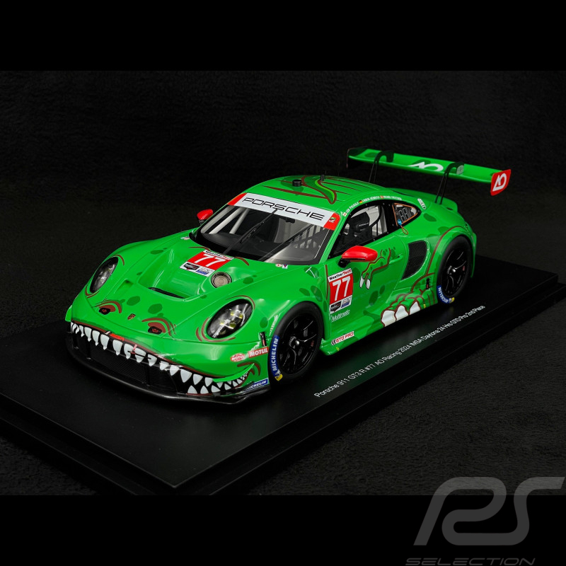 Porsche 911 GT3 R Type 992 n°77 Rexy 2nd Daytona 2024 1:18 Top Speed TS0582
