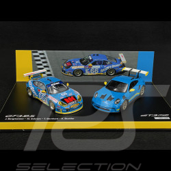 Set Porsche 911 GT3 RS Type 992 2023 / Porsche 911 GT3 RS Type 996 n° 66 Winner Daytona 2003 1/43 Minichamps WAP0205120SGT3