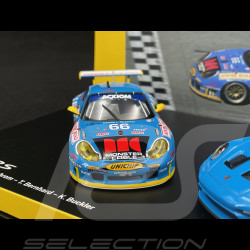 Set Porsche 911 GT3 RS Type 992 2023 / Porsche 911 GT3 RS Type 996 n° 66 Sieger Daytona 2003 1/43 Minichamps WAP0205120SGT3