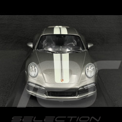 Porsche 911 Sport Classic Typ 992 2022 Metallic Grau mit Weißen Streifen 1/18 Minichamps 155062002