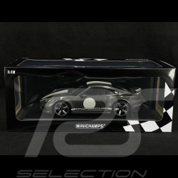 Porsche 911 Sport Classic Type 992 2022 Metallic Grey With White Stripes 1/18 Minichamps 155062004