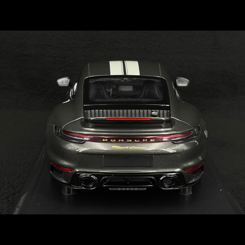 Porsche 911 (992) Sport Classic - Minichamps 1/18 - Gris Métallisé - 2022