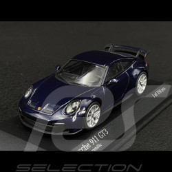 Porsche 911 GT3 Type 992 2021 Bleu Gentiane Métallique 1/43 Minichamps 410069208