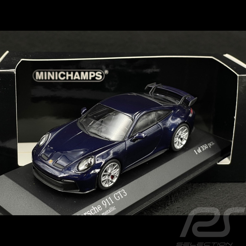 Porsche 911 GT3 Typ 992 2021 Enzianblau Metallic 1/43 Minichamps 410069208