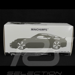 Porsche 911 Sport Classic Type 992 2022 Gris Métallique Bandes Blanches 1/18 Minichamps 110069201