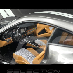 Porsche 911 Sport Classic Type 992 2022 Metallic Grey With White Stripes 1/18 Minichamps 110069201
