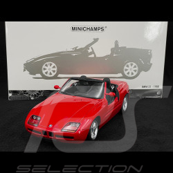 BMW Z1 Spider Cabriolet 1988 Red 1/18 Minichamps 180020105