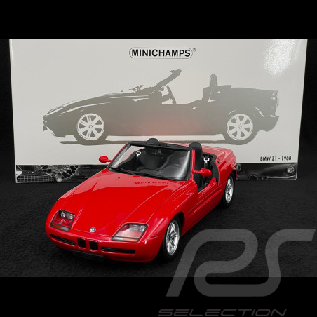 BMW Z1 Spider Cabriolet 1988 Red 1/18 Minichamps 180020105
