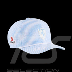 Ferrari Cap Charles Leclerc n° 16 GP Monaco Puma Pastellblau / Weiß 701233013-001