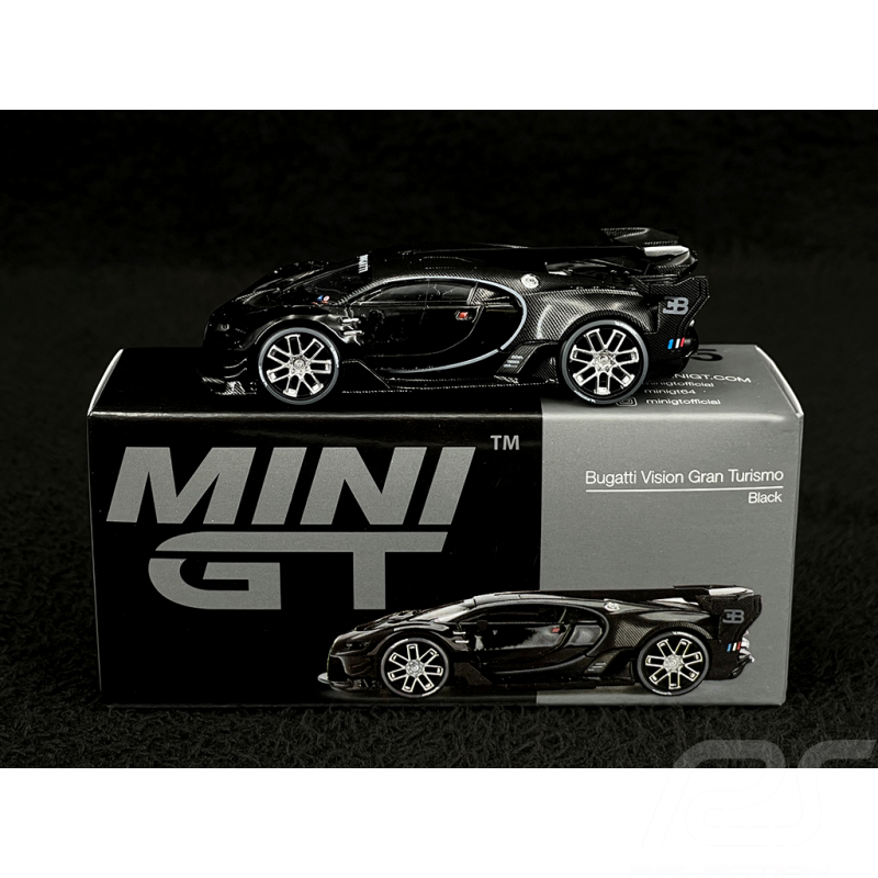 Bugatti Vision Gran Turismo Schwarz 1:64 Mini GT MGT00795-L