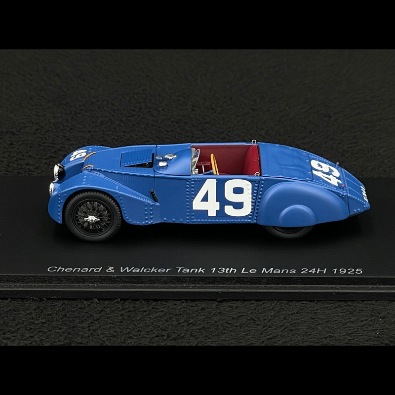 Miniature Chenard & Walcker Tank N.49 – Spark Model, 1:43, Des 24 Heures Du Mans (neuve)