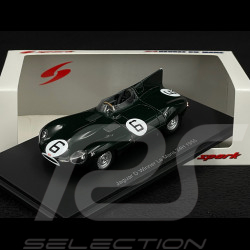 Jaguar D-Type n°6 Sieger 24H Le Mans 1955 Hawthorn / Bueb 1:43 Spark 43LM55  php Copier Modifier
