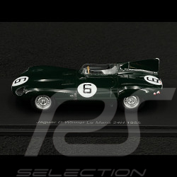 Jaguar D-Type n°6 Sieger 24H Le Mans 1955 Hawthorn / Bueb 1:43 Spark 43LM55  php Copier Modifier